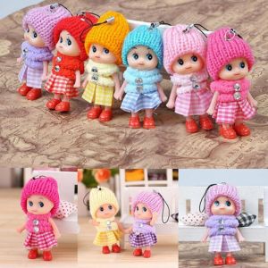 חם ברשת ! צעצועים  5Pcs Kids Toys Soft Interactive Baby Dolls Toy Mini Doll For Girls and Boys Gift
