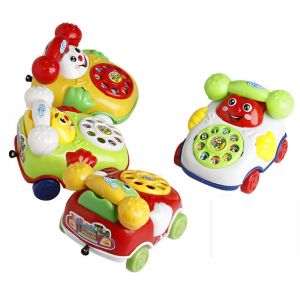 חם ברשת ! צעצועים  Kids Educational Developmental Baby Toys Music Cartoon Phone Toy Gift