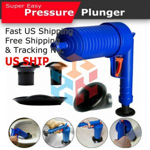 חם ברשת ! למטבח  Toilet Clean High Pressure Air Drain Blaster Pump Plunger Sink Pipe Clog Remover
